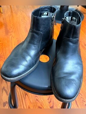 TIMBERLAND Black Leather Men's Chelsea Boots